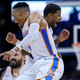 Illustration for article titled Paul George And Russell Westbrook Got Double Triple-Doubles